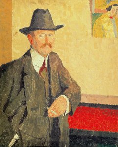 Charles Ginner portréja, 1911 körül